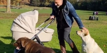 Gianluca Vacchi baila por primera vez junto a su bebita Blu Jerusalema y derrite las redes